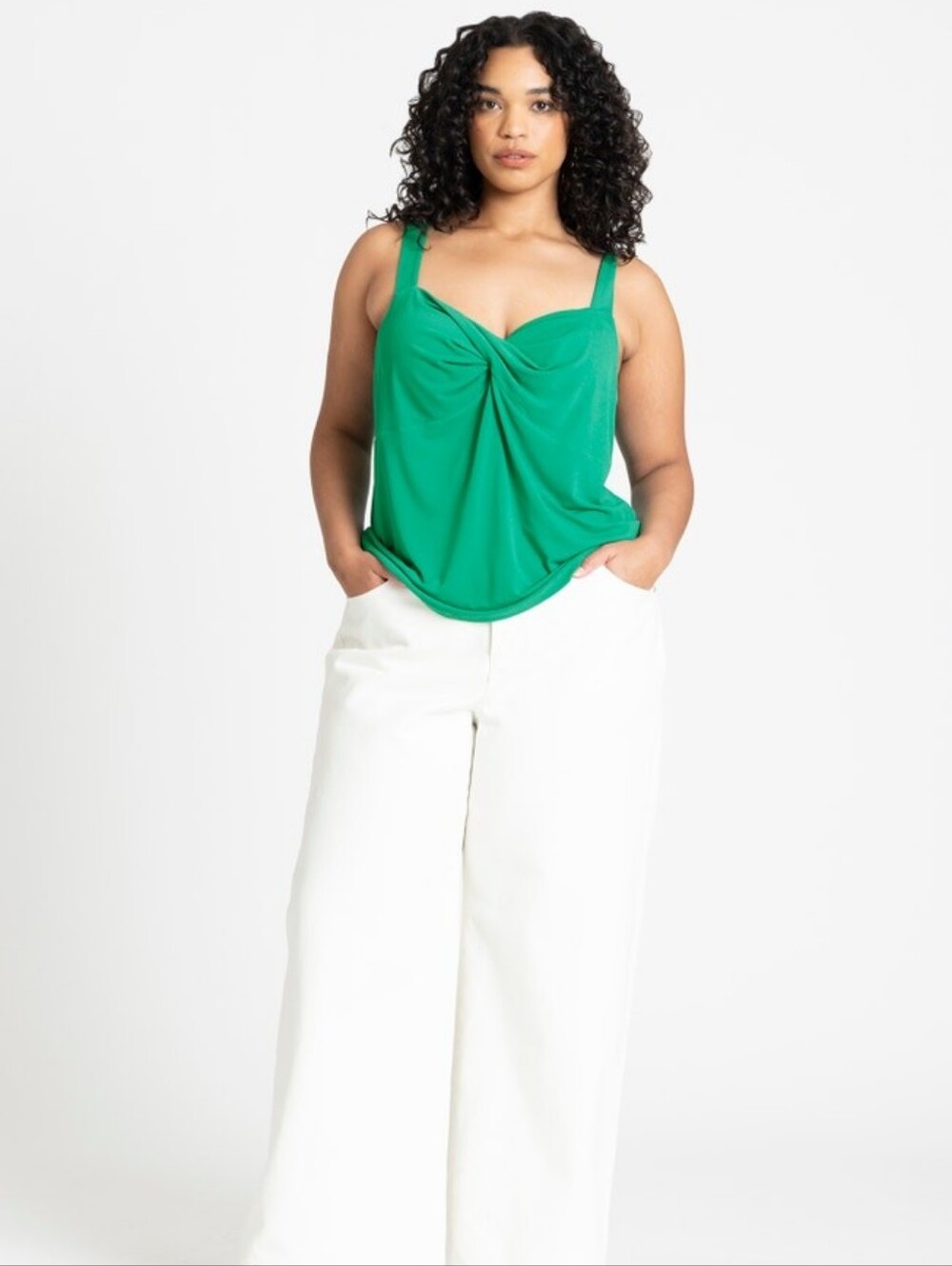 Eloquii Twist Bust Top